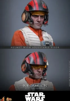 Star Wars: The Force Awakens Figura Movie Masterpiece 1/6 Poe Dameron 30 cm