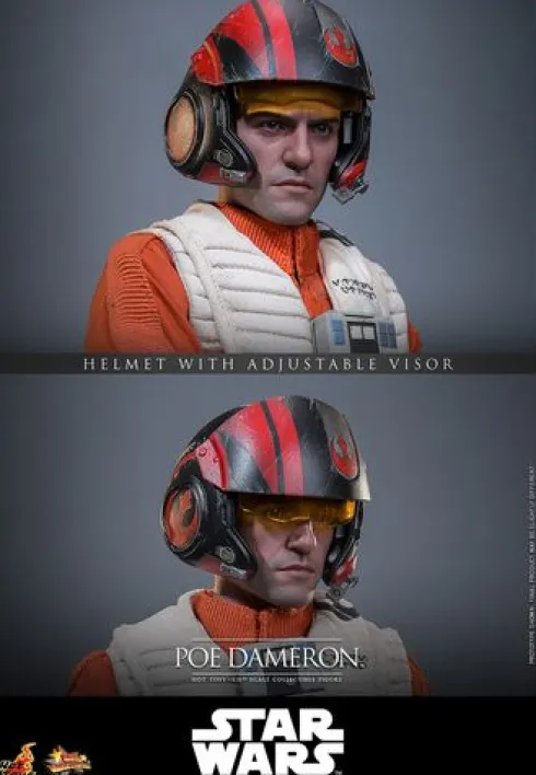 Star Wars: The Force Awakens Figura Movie Masterpiece 1/6 Poe Dameron 30 cm