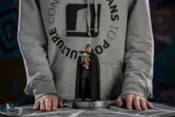 Star Wars The Mandalorian Estatua 1/10 Art Scale Luke Skywalker y Grogu 21 cm