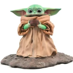 Star Wars The Mandalorian Estatua Premier Collection The Child Soup 17 cm