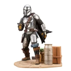 Star Wars The Mandalorian Estatua ARTFX 1/7 Mandalorian & The Child 26 cm