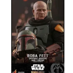 Star Wars The Mandalorian Figura 1/6 Boba Fett (Repaint Armor) and Throne 30 cm Hot Toys