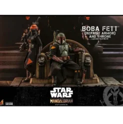 Star Wars The Mandalorian Figura 1/6 Boba Fett (Repaint Armor) and Throne 30 cm Hot Toys