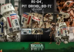 Star Wars The Mandalorian Figuras 1/6 R5-D4, Pit Droid, & BD-72