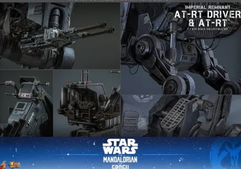 Star Wars: The Mandalorian & Grogu Movie Masterpiece Vehículo 1/6 AT-RT 60 cm