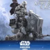 Star Wars: The Mandalorian & Grogu Movie Masterpiece Set de Figuras 1/6 Imperial Remnant AT-RT Driver & AT-RT 60 cm