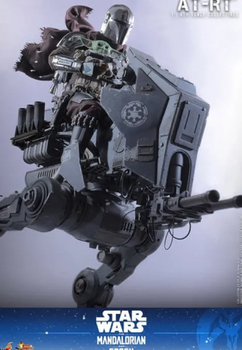 Star Wars: The Mandalorian & Grogu Movie Masterpiece Set de Figuras 1/6 Imperial Remnant AT-RT Driver & AT-RT 60 cm