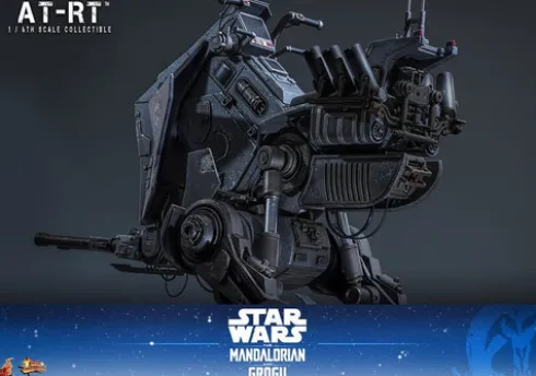 Star Wars: The Mandalorian & Grogu Movie Masterpiece Set de Figuras 1/6 Imperial Remnant AT-RT Driver & AT-RT 60 cm