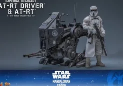 Star Wars: The Mandalorian & Grogu Movie Masterpiece Set de Figuras 1/6 Imperial Remnant AT-RT Driver & AT-RT 60 cm
