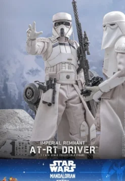 Star Wars: The Mandalorian & Grogu Movie Masterpiece Set de Figuras 1/6 Imperial Remnant AT-RT Driver & AT-RT 60 cm