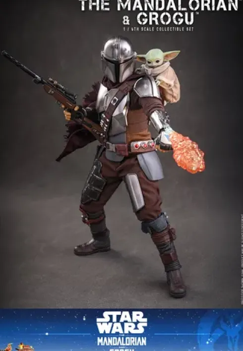 Star Wars: The Mandalorian & Grogu Movie Masterpiece Figura 1/6 The Mandalorian and Grogu 31 cm