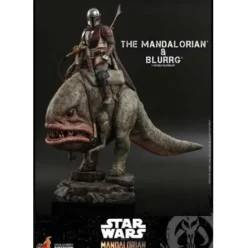 Star Wars The Mandalorian Pack de 2 Figuras 1/6 The Mandalorian & Blurrg 37 cm