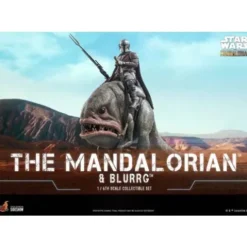 Star Wars The Mandalorian Pack de 2 Figuras 1/6 The Mandalorian & Blurrg 37 cm