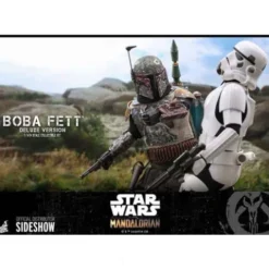 Star Wars The Mandalorian Pack de 2 Figuras 1/6 Boba Fett Deluxe 30 cm