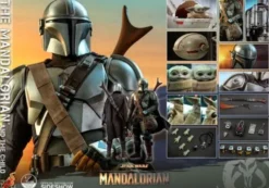 Star Wars The Mandalorian Pack de 2 Figuras 1/4 The Mandalorian & The Child 46 cm