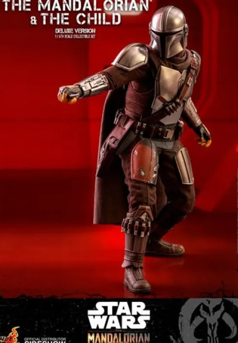 Star Wars The Mandalorian Pack de 2 Figuras 1/6 The Mandalorian & The Child Deluxe Hot Toys 30 cm