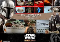 Star Wars The Mandalorian Pack de 2 Figuras 1/6 The Mandalorian & The Child Deluxe Hot Toys 30 cm
