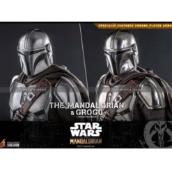 Star Wars The Mandalorian Pack de 2 Figuras 1/6 The Mandalorian & Grogu 30 cm Hot Toys