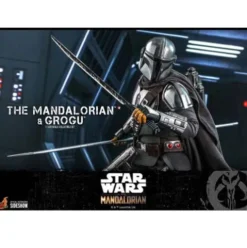 Star Wars The Mandalorian Pack de 2 Figuras 1/6 The Mandalorian & Grogu 30 cm Hot Toys