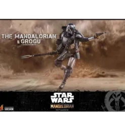 Star Wars The Mandalorian Pack de 2 Figuras 1/6 The Mandalorian & Grogu 30 cm Hot Toys