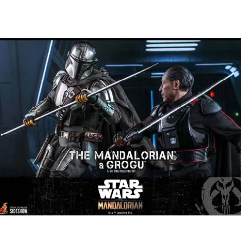 Star Wars The Mandalorian Pack de 2 Figuras 1/6 The Mandalorian & Grogu 30 cm Hot Toys