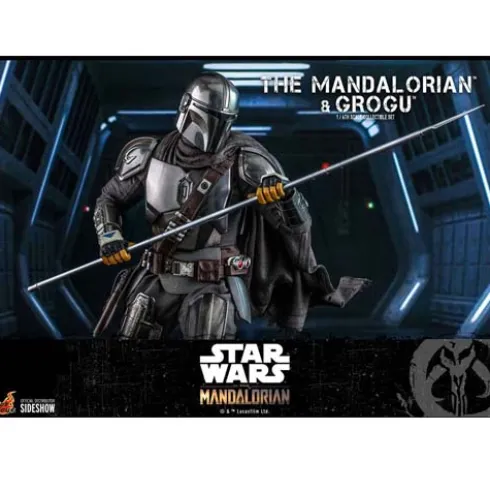 Star Wars The Mandalorian Pack de 2 Figuras 1/6 The Mandalorian & Grogu 30 cm Hot Toys