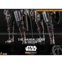 Star Wars The Mandalorian Pack de 2 Figuras 1/6 The Mandalorian & Grogu 30 cm Hot Toys