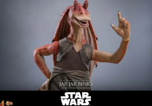 Star Wars The Phantom Menace Figura Movie Masterpiece 1/6 Jar Jar Binks 33 cm