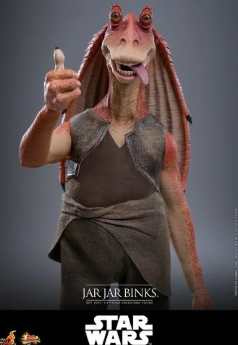 Star Wars The Phantom Menace Figura Movie Masterpiece 1/6 Jar Jar Binks 33 cm