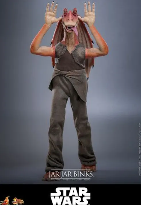 Star Wars The Phantom Menace Figura Movie Masterpiece 1/6 Jar Jar Binks 33 cm