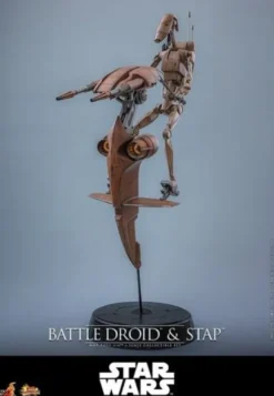 Star Wars: The Phantom Menace Movie Masterpiece Set de Figuras 1/6 Battle Droid & STAP 32 cm