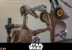 Star Wars: The Phantom Menace Movie Masterpiece Set de Figuras 1/6 Battle Droid & STAP 32 cm
