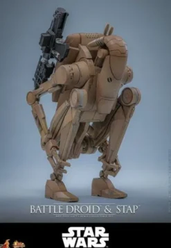 Star Wars: The Phantom Menace Movie Masterpiece Set de Figuras 1/6 Battle Droid & STAP 32 cm