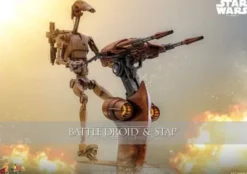 Star Wars: The Phantom Menace Movie Masterpiece Set de Figuras 1/6 Battle Droid & STAP 32 cm