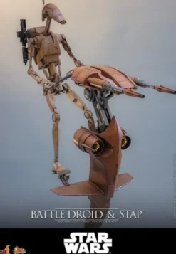 Star Wars: The Phantom Menace Movie Masterpiece Set de Figuras 1/6 Battle Droid & STAP 32 cm