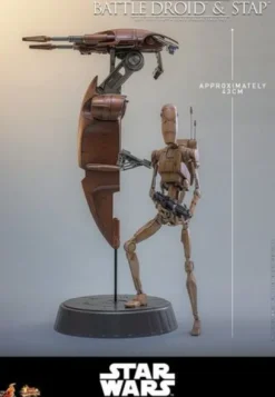 Star Wars: The Phantom Menace Movie Masterpiece Set de Figuras 1/6 Battle Droid & STAP 32 cm