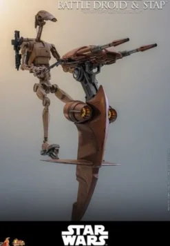 Star Wars: The Phantom Menace Movie Masterpiece Set de Figuras 1/6 Battle Droid & STAP 32 cm