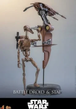 Star Wars: The Phantom Menace Movie Masterpiece Set de Figuras 1/6 Battle Droid & STAP 32 cm