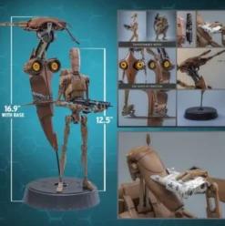 Star Wars: The Phantom Menace Movie Masterpiece Set de Figuras 1/6 Battle Droid & STAP 32 cm