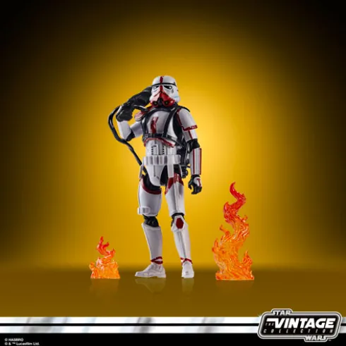 Star Wars The Vintage Collection Incinerator Trooper & Grogu The Mandalorian