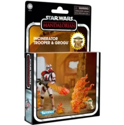 Star Wars The Vintage Collection Incinerator Trooper & Grogu The Mandalorian