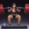 Street Fighter Estatua Premier Series 1/4 Chun-Li Powerlifting (Battle Edition) 37 cm