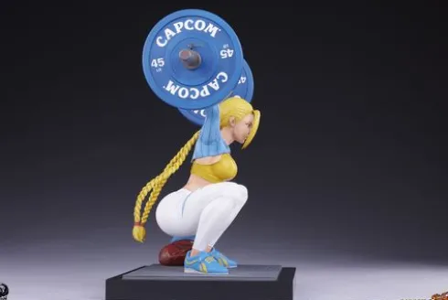 Street Fighter Estatua Premier Series 1/4 Cammy: Powerlifting Alpha 41 cm
