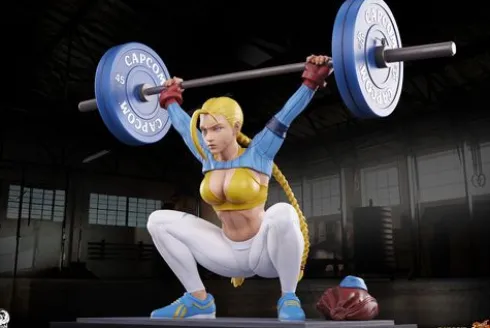 Street Fighter Estatua Premier Series 1/4 Cammy: Powerlifting Alpha 41 cm