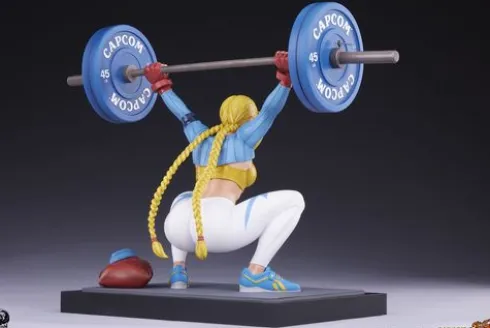 Street Fighter Estatua Premier Series 1/4 Cammy: Powerlifting Alpha 41 cm
