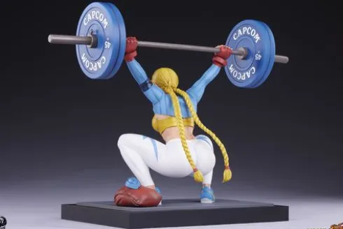 Street Fighter Estatua Premier Series 1/4 Cammy: Powerlifting Alpha 41 cm