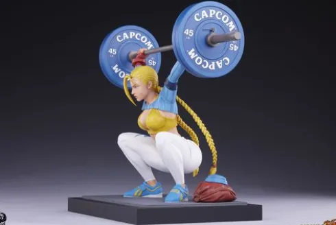 Street Fighter Estatua Premier Series 1/4 Cammy: Powerlifting Alpha 41 cm