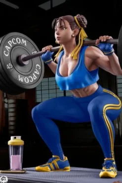 Street Fighter Estatua Premier Series 1/4 Chun-Li Powerlifting (Alpha Edition) 37 cm