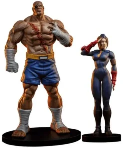 Street Fighter Street Jam Estatuas 1/10 Sagat & Juli 24 cm