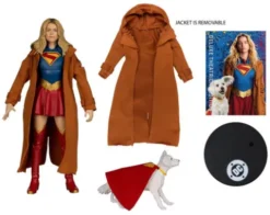 Supergirl (2026) DC Theatrical Deluxe Edition Figura Supergirl & Krypto (Gold Label) 17 cm